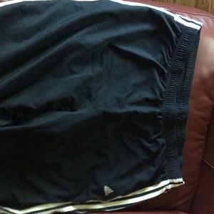 COPY - Blue adidas nylon jogger pants zip leg sz …